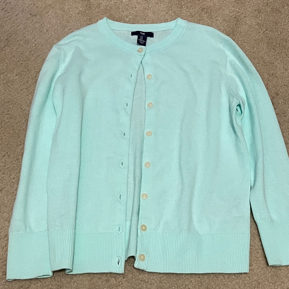 GAP Light Green Knit Sweater